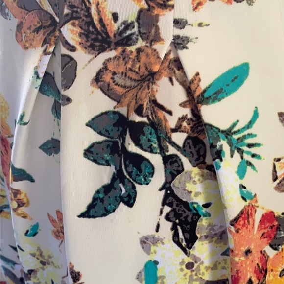 Floral pleated waist tank dress - Picture 3 of 5